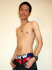 Hot Japanese boy jerks off.