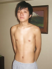 One of the cutest Japanese boys around plays with his dick for you